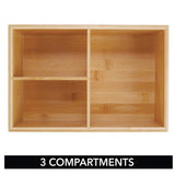 Bathroom products Bamboo Drawer Organizer