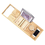 Bathroom products Bamboo bathtub caddy tray