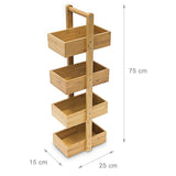 Bathroom products Bamboo bathroom rack