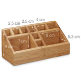 Office supplies Bamboo Wood Office Desk Organizer