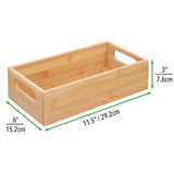 Bathroom products Bamboo Drawer Organizer