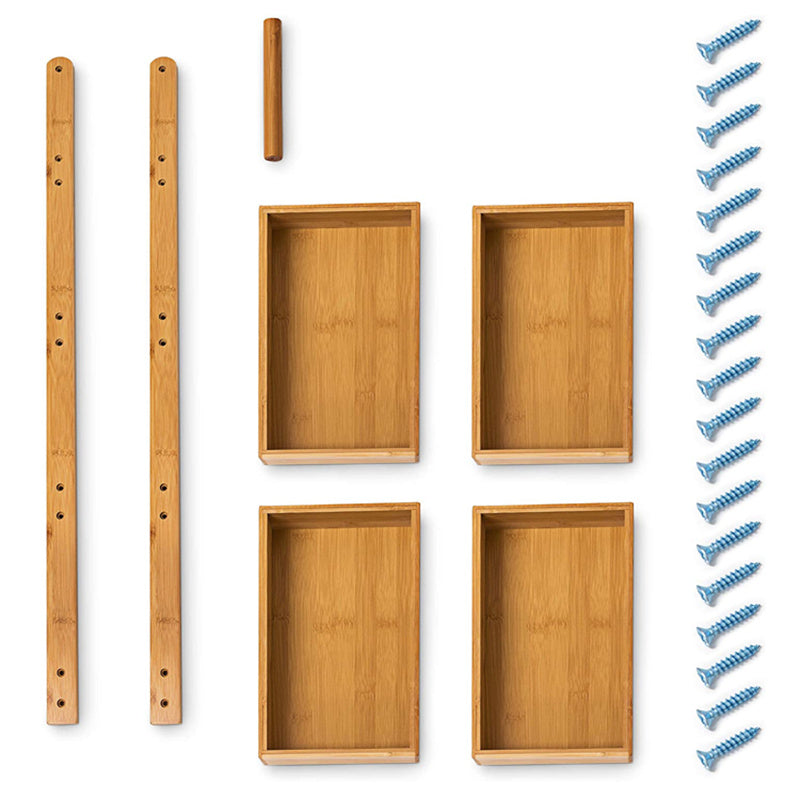 Bathroom products Bamboo bathroom rack –