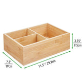 Bathroom products Bamboo Drawer Organizer