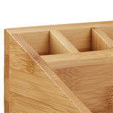 Office supplies Bamboo Wood Office Desk Organizer